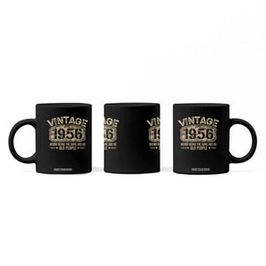 70th Birthday Gift For Men Coffee Mug Retro Camo 1956 Weird Being The Same Age As Old People TS10 Print Your Wear