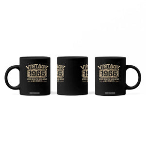 60th Birthday Gift For Men Coffee Mug Retro Camo 1966 Weird Being The Same Age As Old People TS10 Print Your Wear