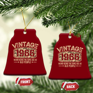 60th Birthday Gift For Men Ceramic Ornament Retro Camo 1966 Weird Being The Same Age As Old People TS10 Print Your Wear