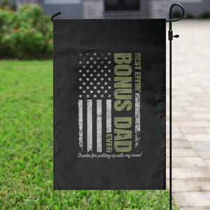 Best Effin Bonus Dad Ever Garden Flag Vintage Step Dad American Flag TS10 Print Your Wear