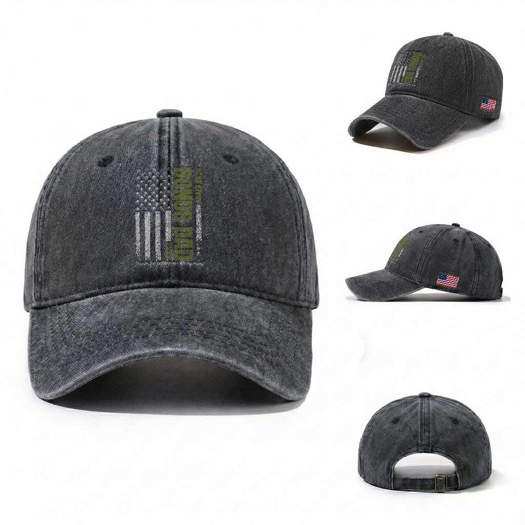 Best Effin Bonus Dad Ever Washed Cotton Baseball Cap Vintage Step Dad American Flag TS10 Washed Cap Universal Fit Dark Gray Print Your Wear