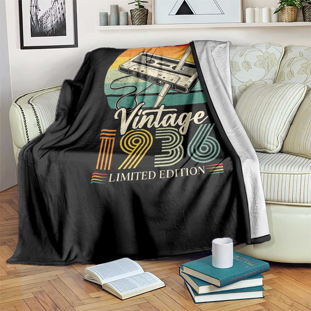 Vintage 1936 Throw Blanket 90th Birthday Turning 90 Year Old Gifts TS10 Print Your Wear
