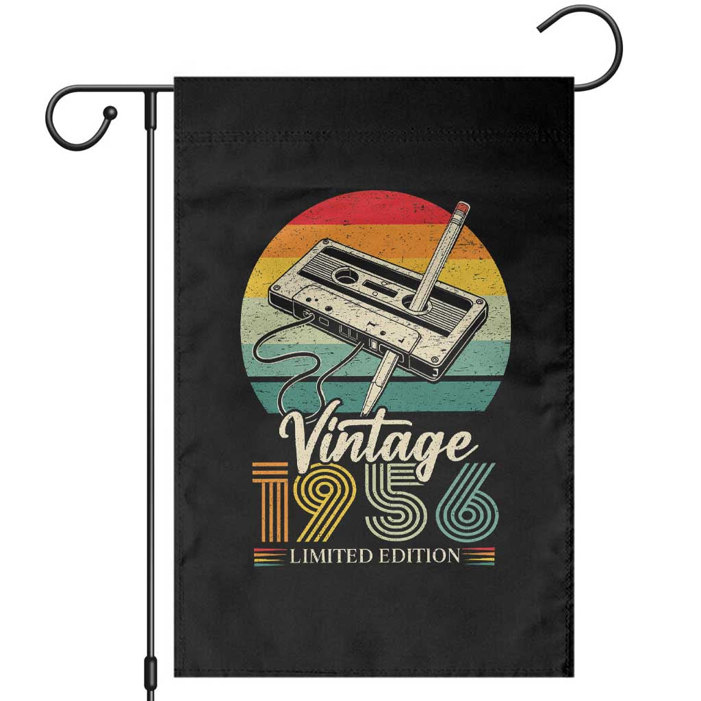 Vintage 1956 Garden Flag 70th Birthday Turning 70 Year Old Gifts TS10 Black Print Your Wear