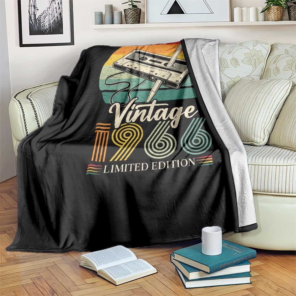 Vintage 1966 Throw Blanket 60th Birthday Turning 60 Year Old Gifts TS10 Print Your Wear