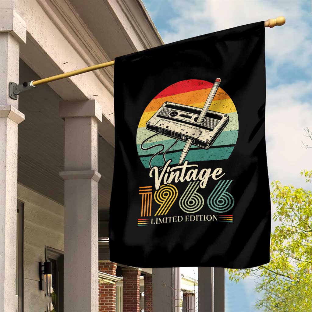 Vintage 1966 Garden Flag 60th Birthday Turning 60 Year Old Gifts TS10 Print Your Wear