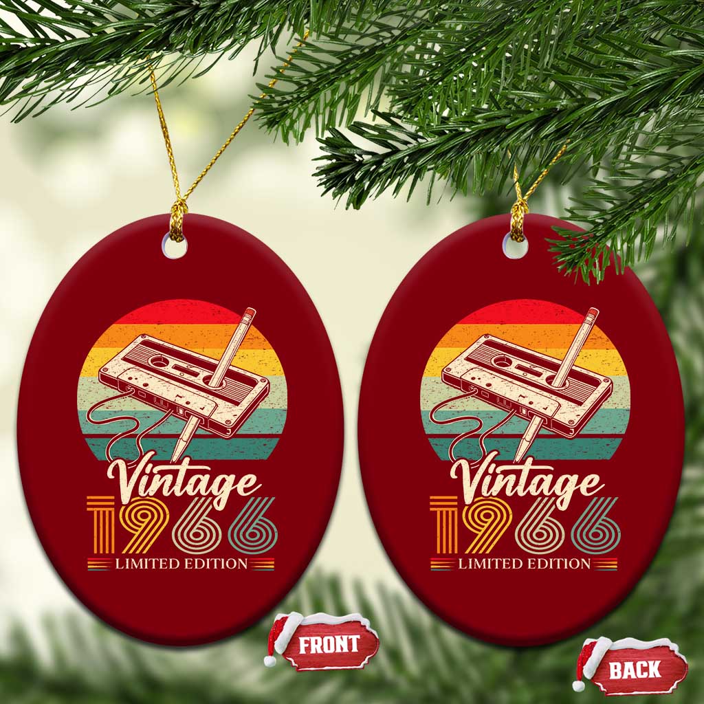 Vintage 1966 Ceramic Ornament 60th Birthday Turning 60 Year Old Gifts TS10 Print Your Wear