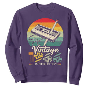 Vintage 1966 Sweatshirt 60th Birthday Turning 60 Year Old Gifts TS10 Purple Print Your Wear