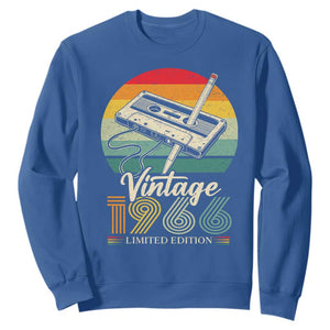 Vintage 1966 Sweatshirt 60th Birthday Turning 60 Year Old Gifts TS10 Royal Blue Print Your Wear