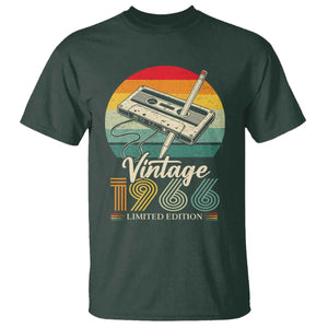 Vintage 1966 T Shirt 60th Birthday Turning 60 Year Old Gifts TS10 Dark Forest Green Print Your Wear
