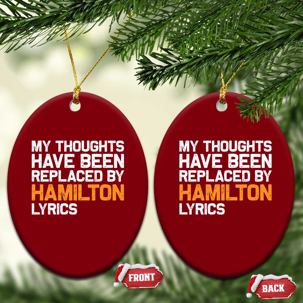 Alexander Hamilton Ceramic Ornament American Musical Gift TS10 Print Your Wear