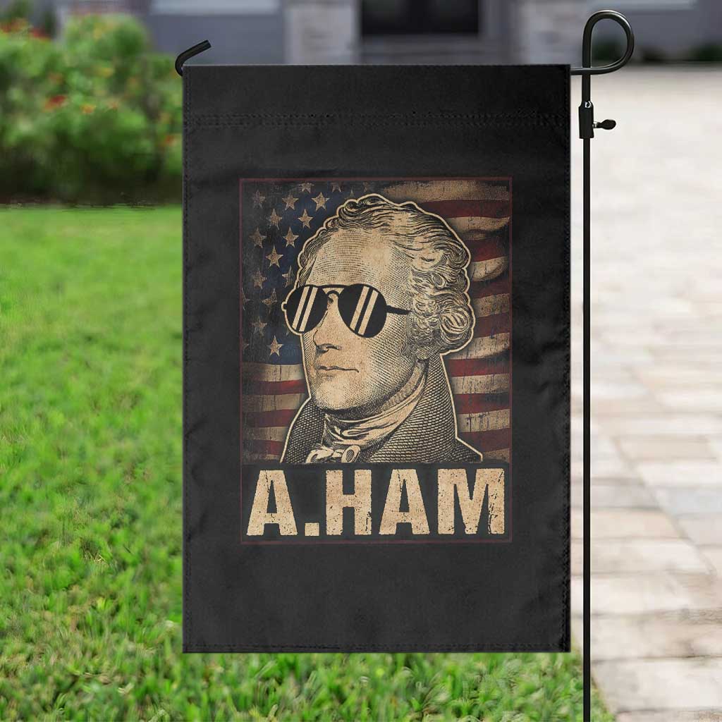 Alexander Hamilton Garden Flag Vintage American Flag TS10 Print Your Wear