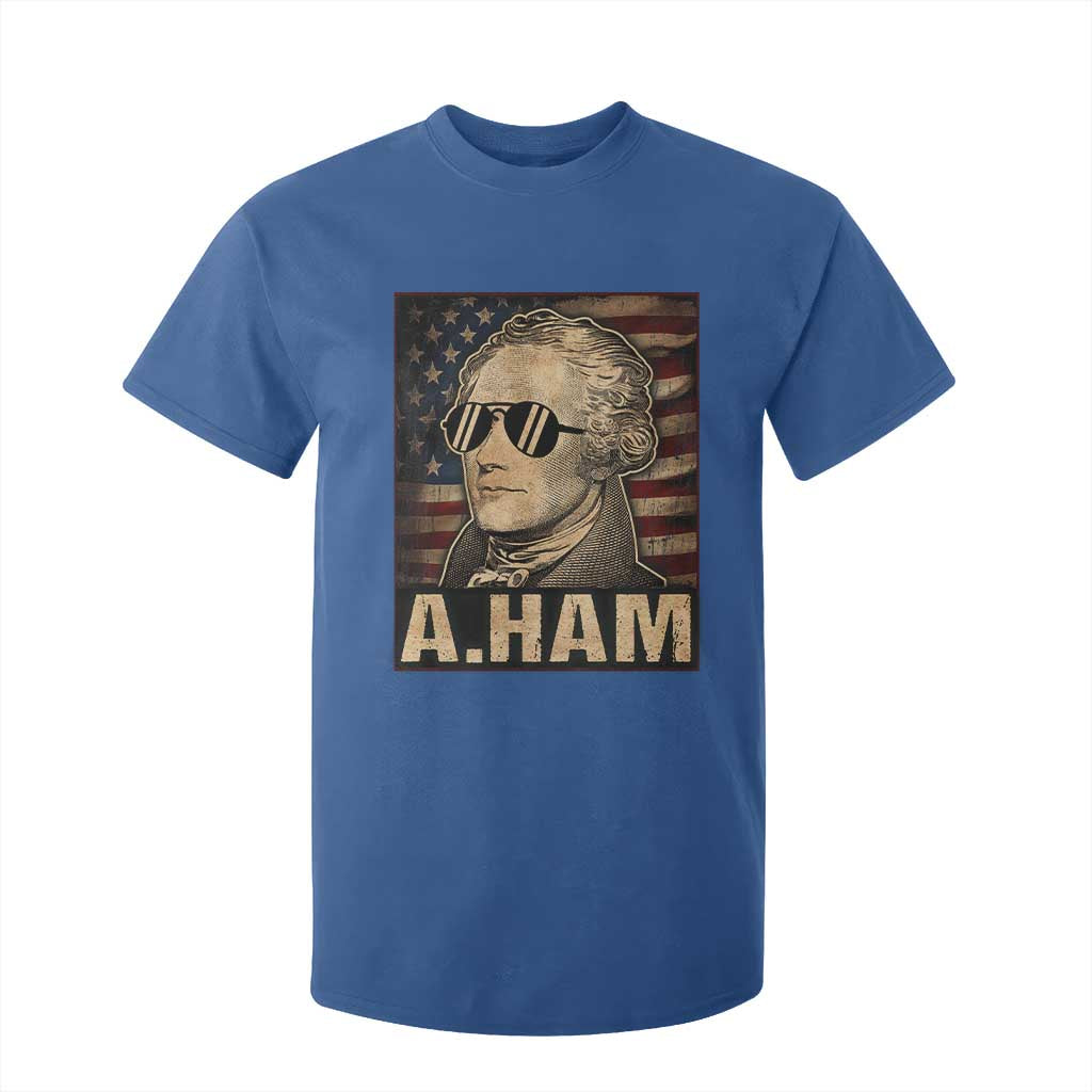 Alexander Hamilton T Shirt For Kid Vintage American Flag TS10 Royal Blue Print Your Wear