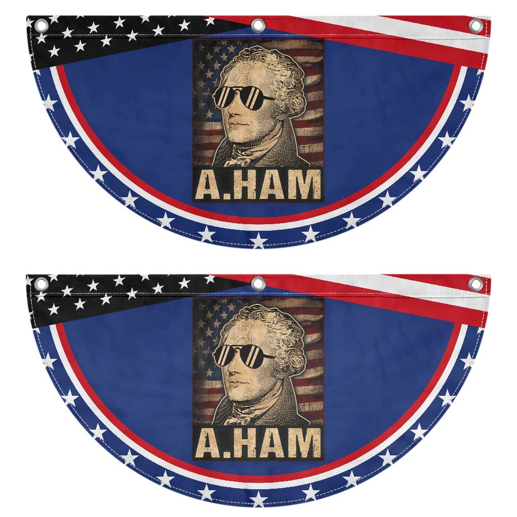 Alexander Hamilton Patriotic Fan Flag Vintage American Flag TS10 2pcs pack Classic Navy Print Your Wear