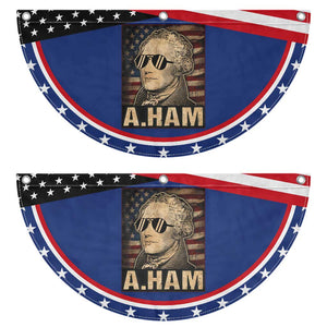 Alexander Hamilton Patriotic Fan Flag Vintage American Flag TS10 2pcs pack Classic Navy Print Your Wear