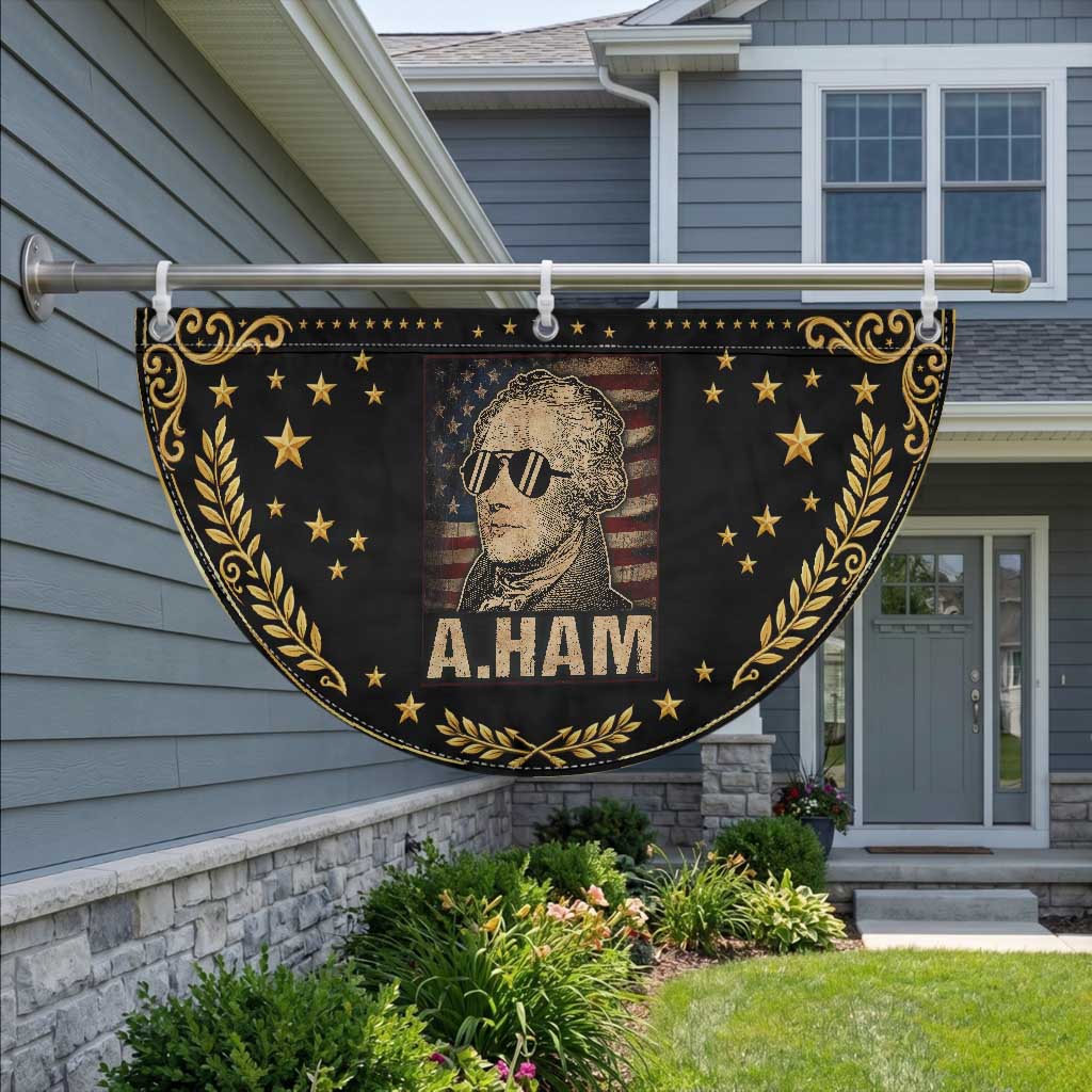 Alexander Hamilton Patriotic Fan Flag Vintage American Flag TS10 2pcs pack Vintage Black Print Your Wear