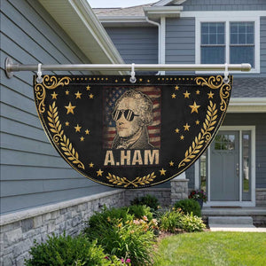 Alexander Hamilton Patriotic Fan Flag Vintage American Flag TS10 2pcs pack Vintage Black Print Your Wear