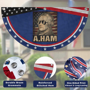 Alexander Hamilton Patriotic Fan Flag Vintage American Flag TS10 Print Your Wear