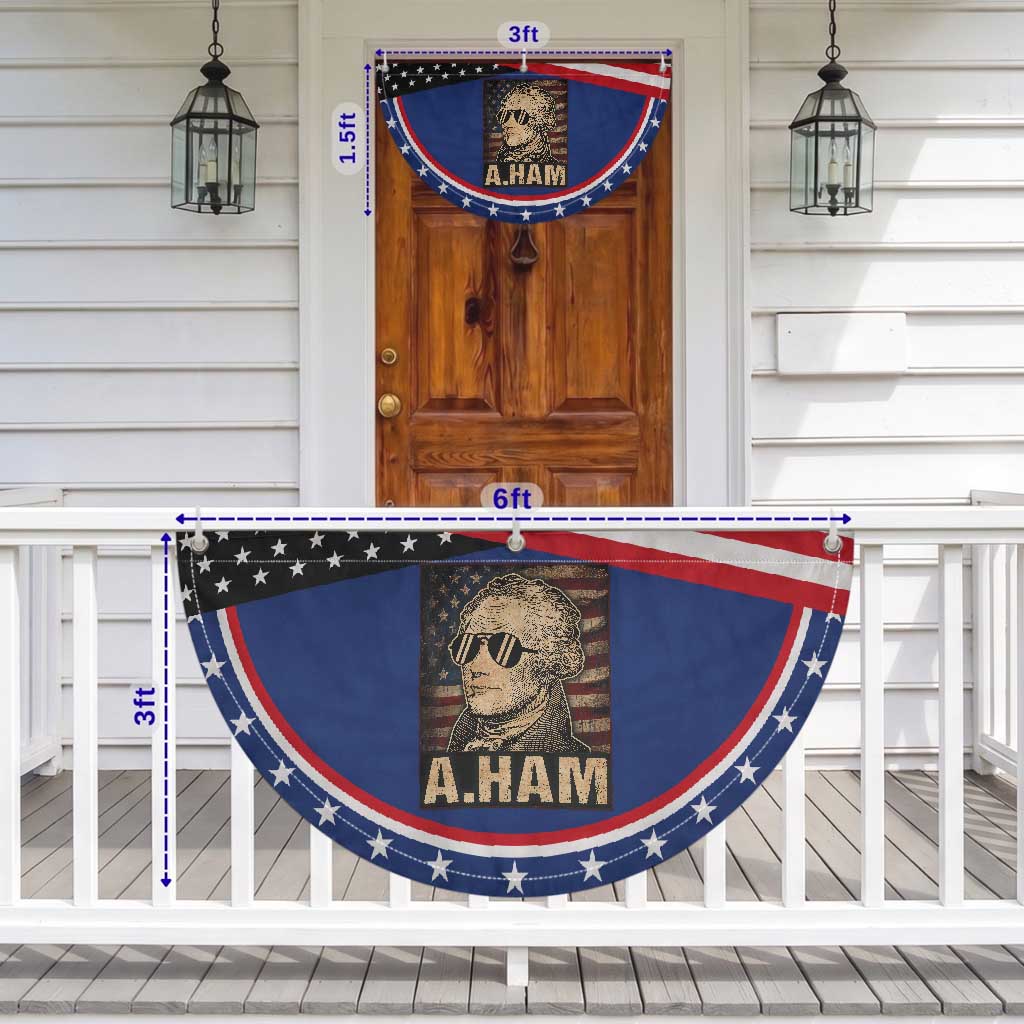 Alexander Hamilton Patriotic Fan Flag Vintage American Flag TS10 Print Your Wear