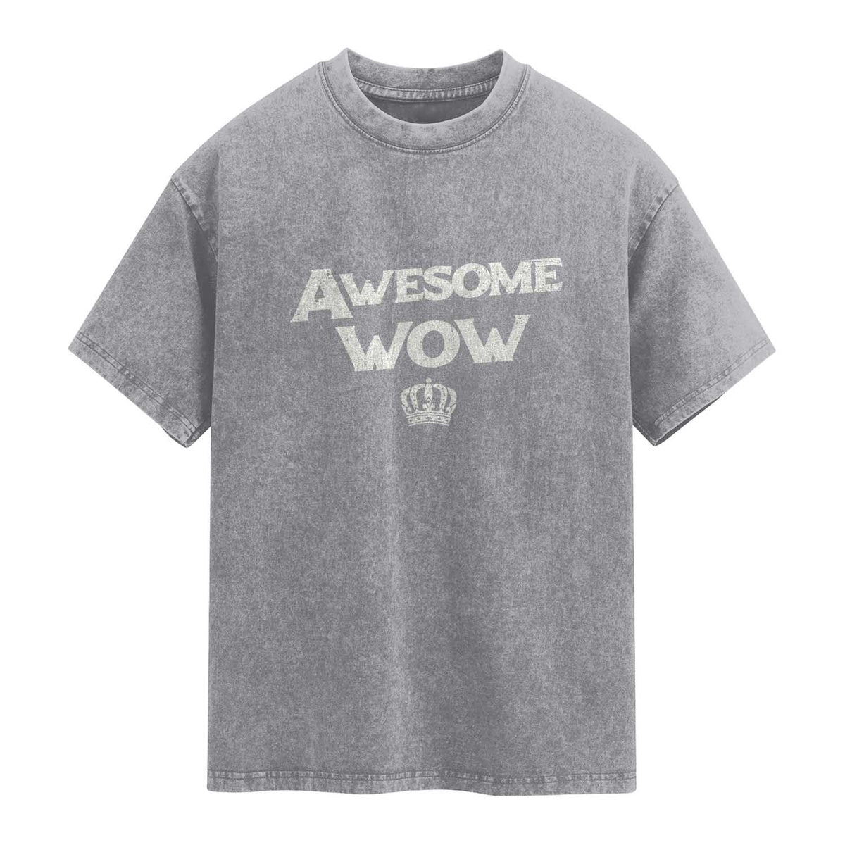Awesome Wow Washed Cotton T-Shirt Alexander Hamilton Lover