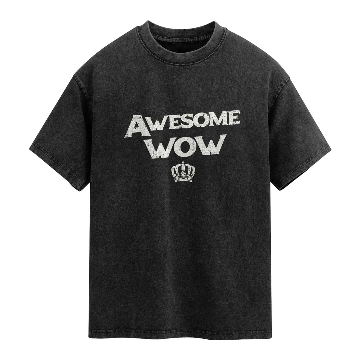 Awesome Wow Washed Cotton T-Shirt Alexander Hamilton Lover