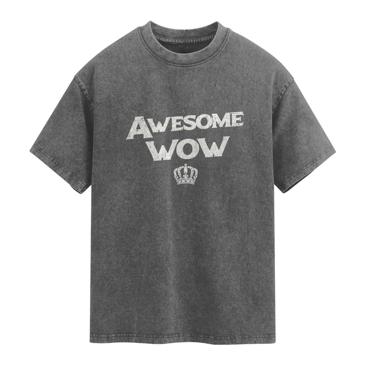 Awesome Wow Washed Cotton T-Shirt Alexander Hamilton Lover