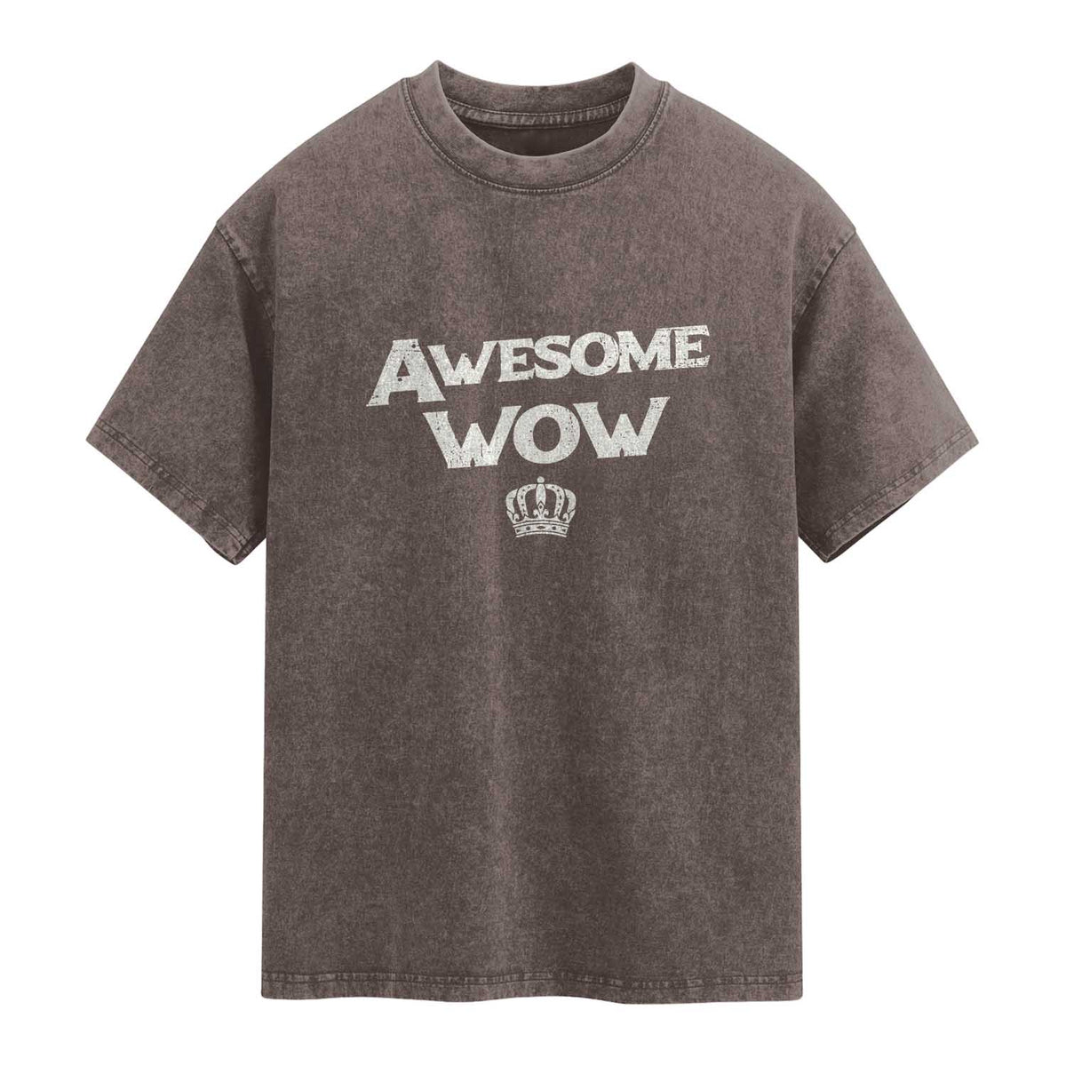 Awesome Wow Washed Cotton T-Shirt Alexander Hamilton Lover
