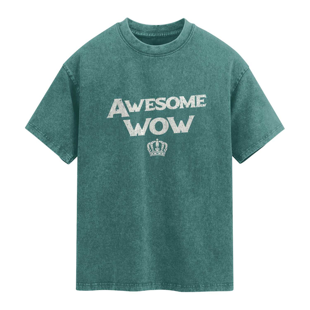 Awesome Wow Washed Cotton T-Shirt Alexander Hamilton Lover