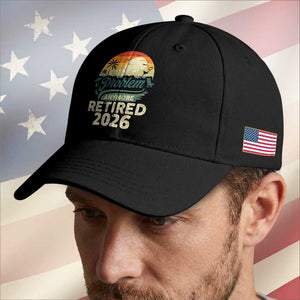 Retired 2026 Baseball Cap Vintage Retro Retirement Not My Problem Anymore TS10 Print Your Wear