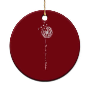 Retirement Gifts For Her Ceramic Ornament Retired Free And Fabulous Dandelion TS10 1pc Red Print Your Wear