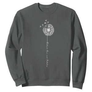 Retirement Gifts For Her Sweatshirt Retired Free And Fabulous Dandelion TS10 Dark Heather Print Your Wear