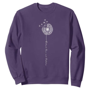 Retirement Gifts For Her Sweatshirt Retired Free And Fabulous Dandelion TS10 Purple Print Your Wear