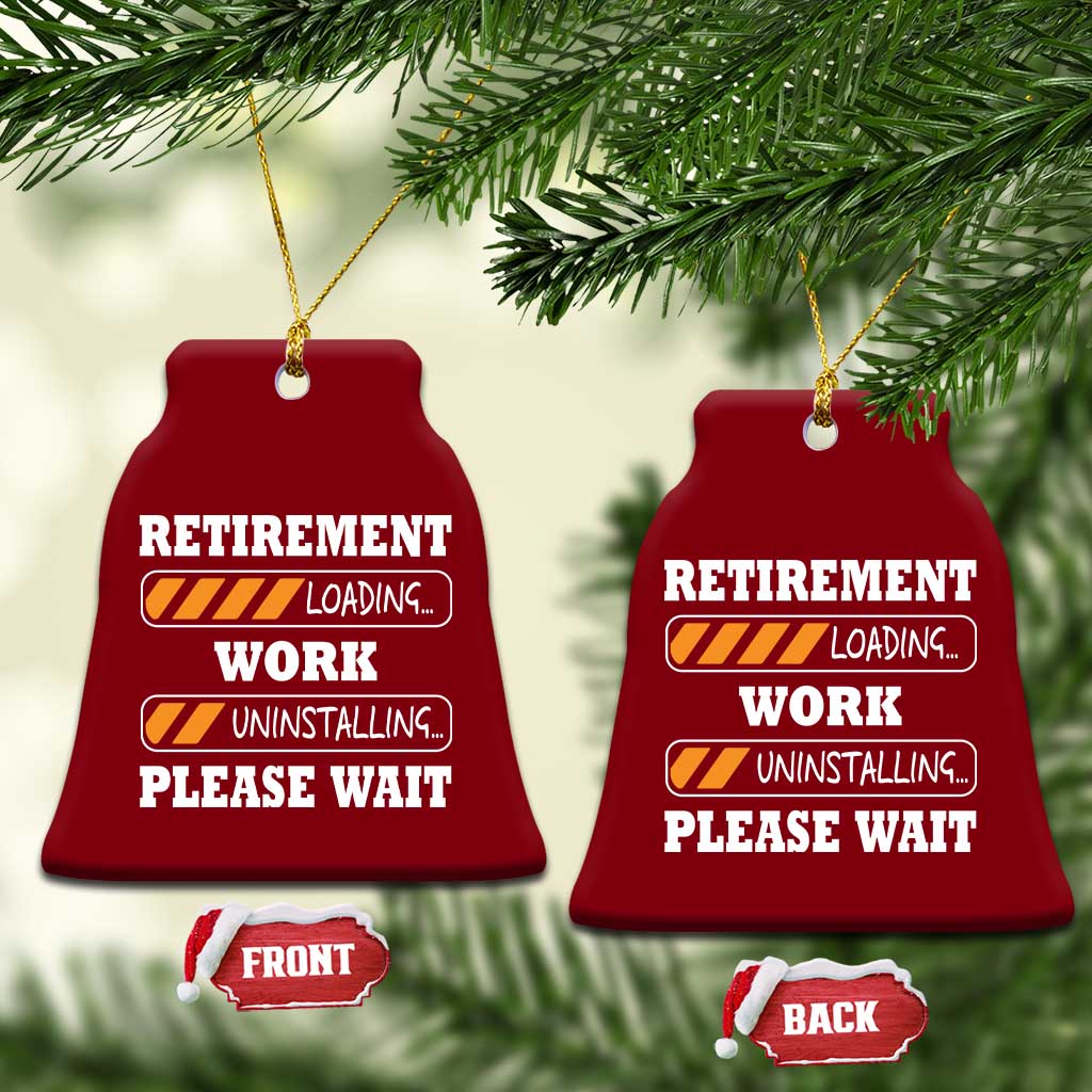 Retirement Loading Ceramic Ornament Work Uninstalling Soon To Be Retired Retiring TS10 Print Your Wear