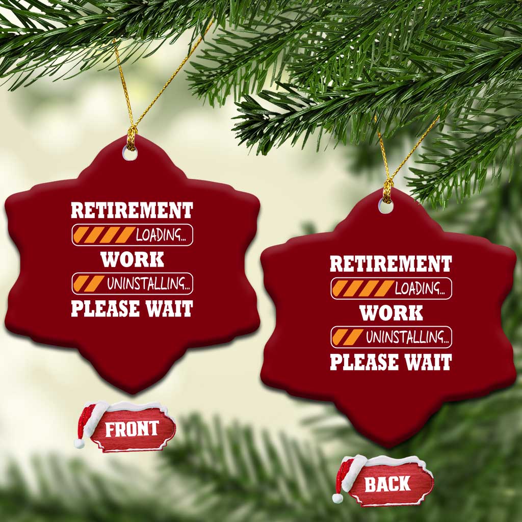 Retirement Loading Ceramic Ornament Work Uninstalling Soon To Be Retired Retiring TS10 Print Your Wear