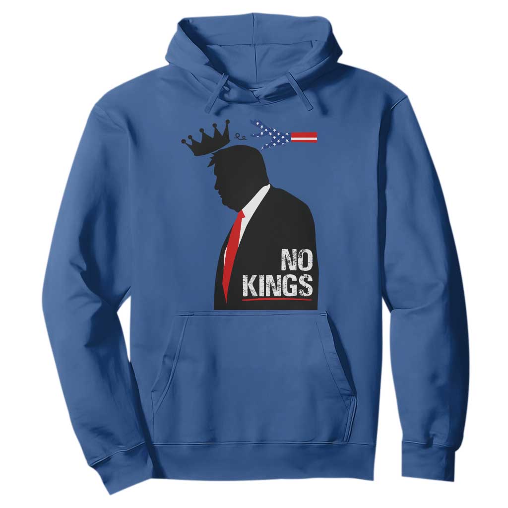 No Kings Hoodie Funny Resist Meme TS10 Royal Blue Print Your Wear