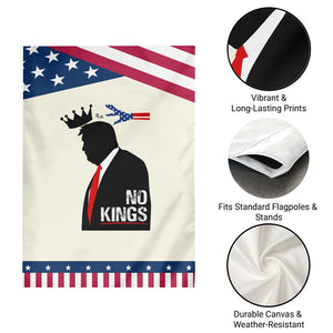 No Kings Garden Flag Funny Resist Meme TS10 Print Your Wear