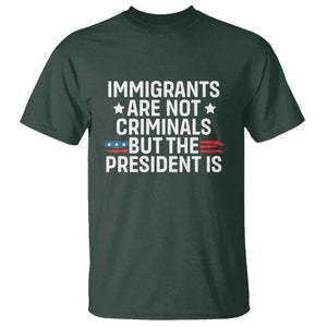 Pro Immigration T Shirt Social Justice Anti Racism TS10 Dark Forest Green Print Your Wear
