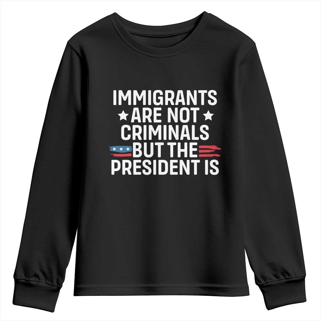 Pro Immigration Youth Sweatshirt Social Justice Anti Racism TS10 Black Print Your Wear