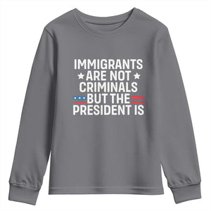 Pro Immigration Youth Sweatshirt Social Justice Anti Racism TS10 Charcoal Print Your Wear