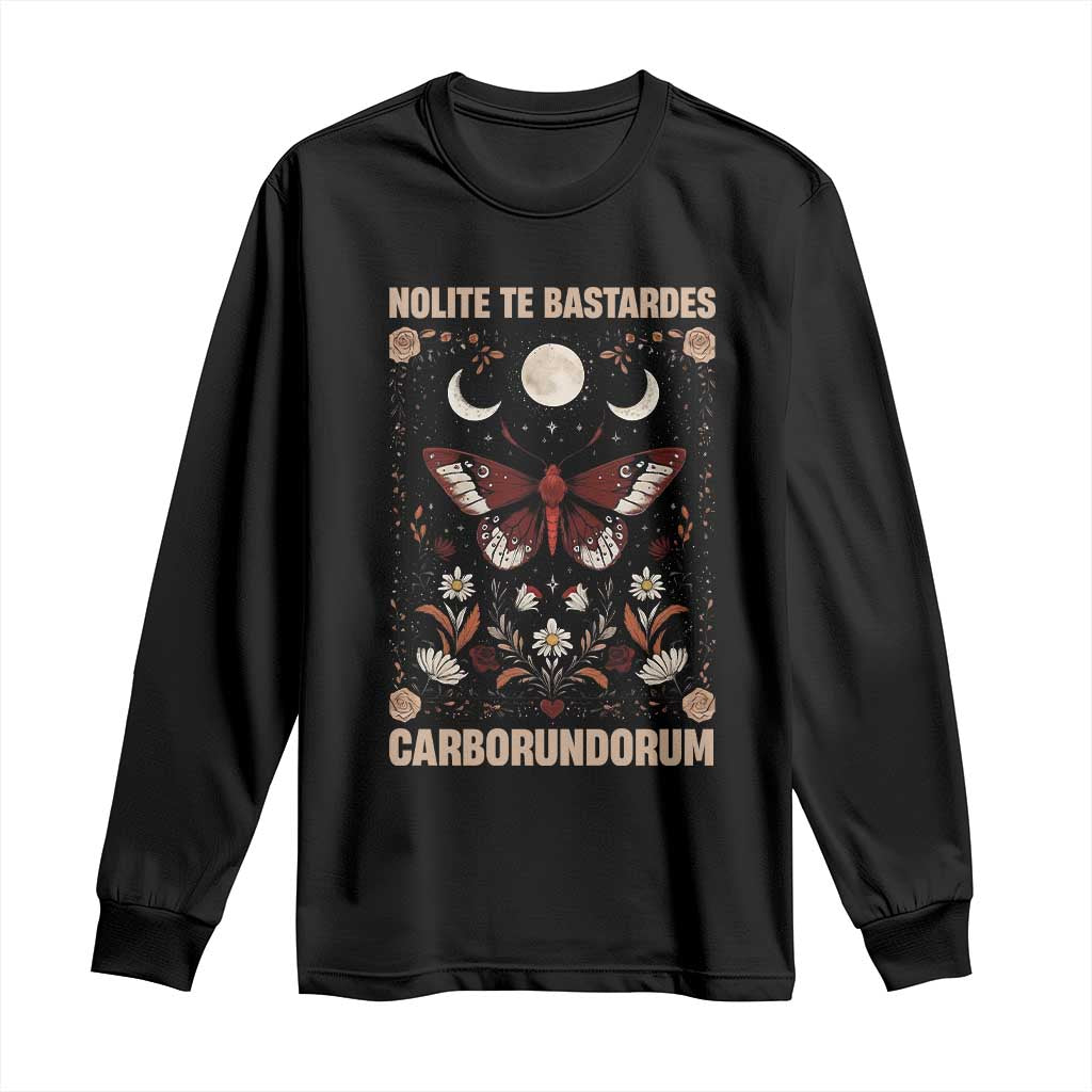 Subtle Feminist Long Sleeve Shirt Women's Rights Dont Let The Bastards Grind You Down TS10 Black Print Your Wear