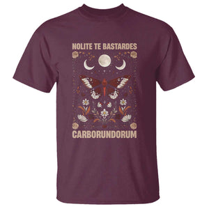 Subtle Feminist T Shirt Women's Rights Dont Let The Bastards Grind You Down TS10 Maroon Print Your Wear