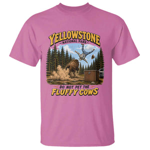 Yellowstone National Park Do Not Pet The Fluffy Cows Bison T Shirt TS10 Azalea Print Your Wear
