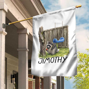 Jimothy Raccoon Garden Flag Cute Seattle Trash Panda Viral Meme TS10 Print Your Wear