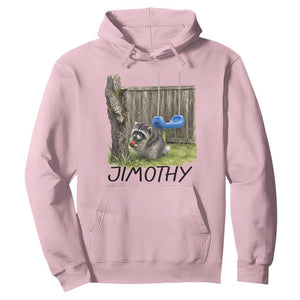 Jimothy Raccoon Hoodie Cute Seattle Trash Panda Viral Meme TS10 Light Pink Print Your Wear