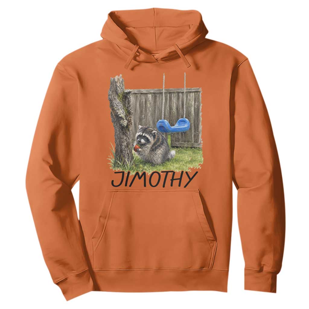 Jimothy Raccoon Hoodie Cute Seattle Trash Panda Viral Meme TS10 Orange Print Your Wear