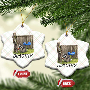 Jimothy Raccoon Ceramic Ornament Cute Seattle Trash Panda Viral Meme TS10 Print Your Wear