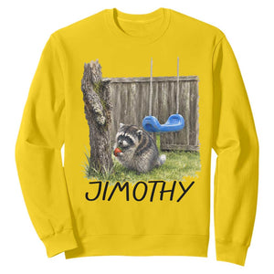 Jimothy Raccoon Sweatshirt Cute Seattle Trash Panda Viral Meme TS10 Daisy Print Your Wear