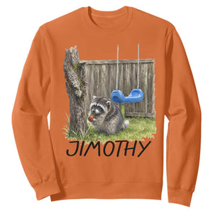 Jimothy Raccoon Sweatshirt Cute Seattle Trash Panda Viral Meme TS10 Orange Print Your Wear