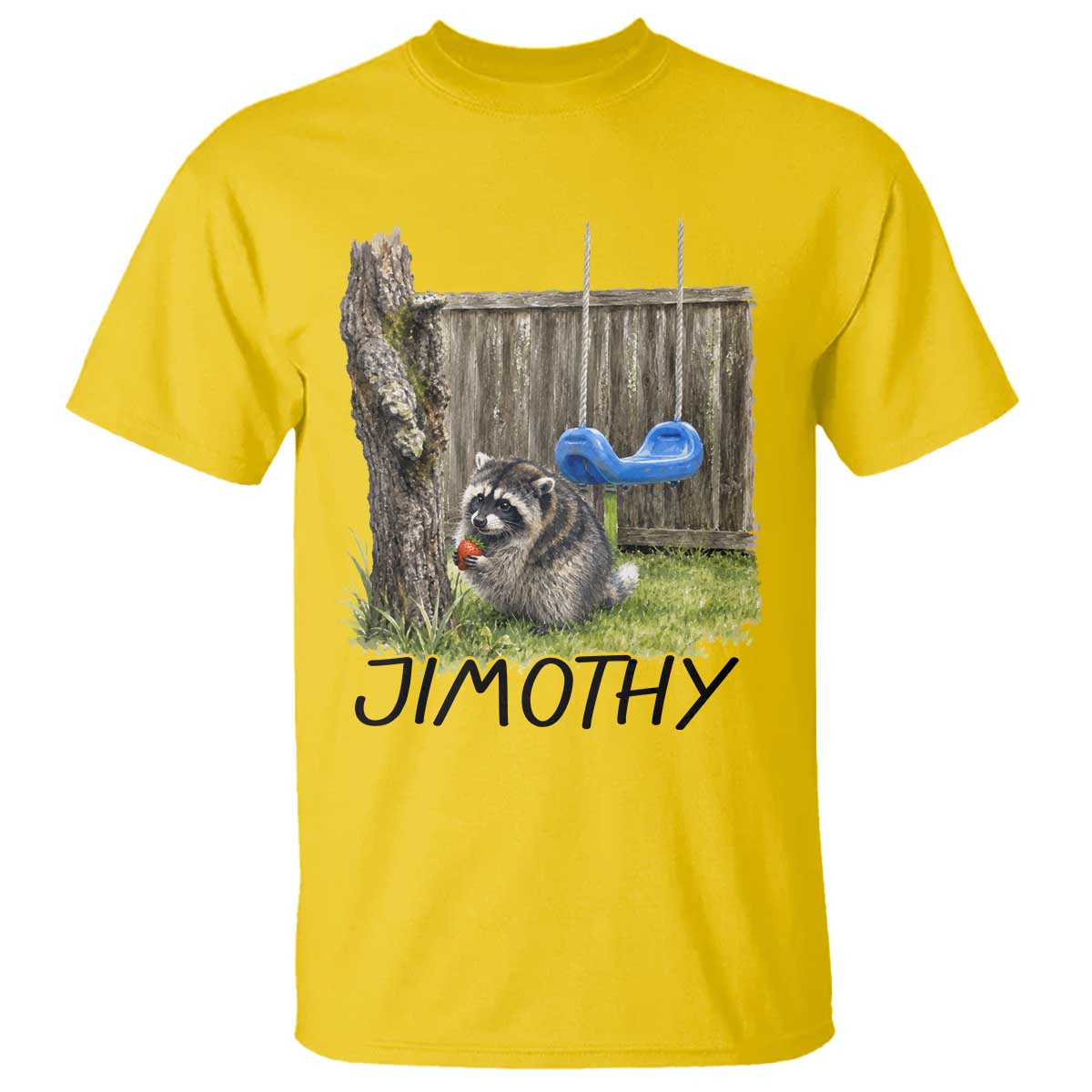 Jimothy Raccoon T Shirt Cute Seattle Trash Panda Viral Meme TS10 Daisy Print Your Wear