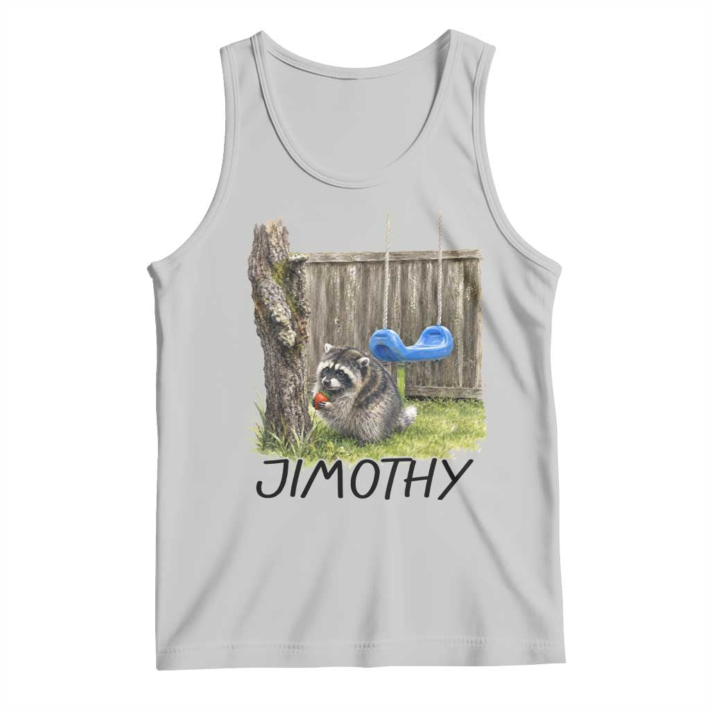 Jimothy Raccoon Tank Top Cute Seattle Trash Panda Viral Meme TS10 Ash Print Your Wear