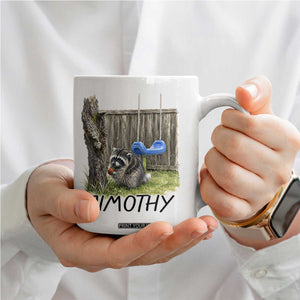 Jimothy Raccoon Coffee Mug Cute Seattle Trash Panda Viral Meme TS10 Print Your Wear